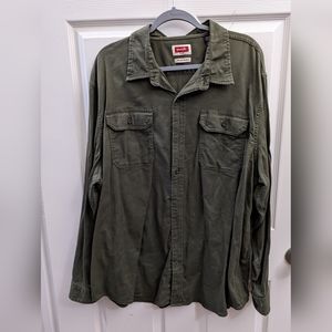 Men's Olive Green Long Sleeve - 2XL